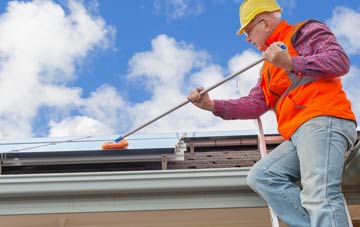 Gullers End soft wash roof cleaning